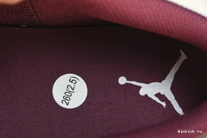 White 1 Jordan Bordeaux Low 1001